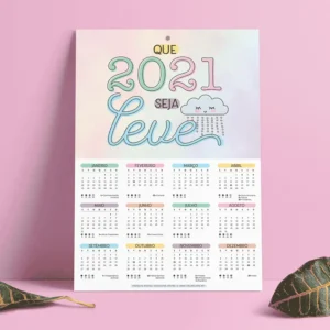 Calendário A4 50 Und
