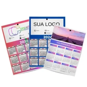 Calendário A4 Impressão Didital